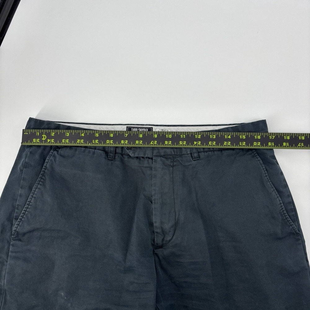 Todd Snyder Shorts Mens Size 33 9" Blue Cotton Canvas Chino Flat Front Classic - Picture 4 of 6